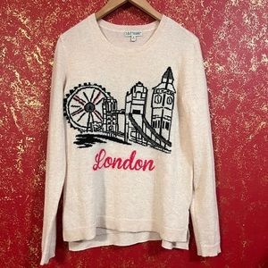 NEIMAN MARCUS LONDON Cashmere Crew Neck Jumper Sweater M